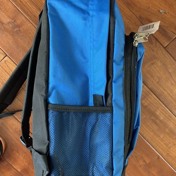 Everest Backpack Front & Side Pockets Royal Blue Black + school supplies 🆕NEW! - Picture 7 of 12